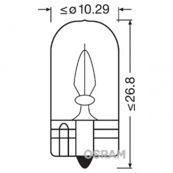 SIJAL 24W/ W3W 2841 3W W2,1x9,5D OSRAM 