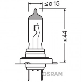 SIJAL 24V/ H7 64215 70W PX26D OSRAM 