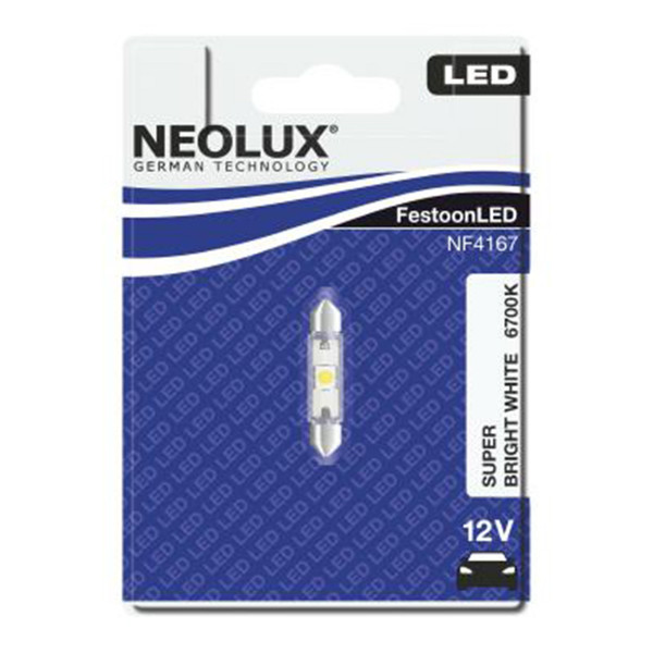 SIJAL LED 12/ NF4167-01B 0,5W 41MM SV8.5-8 6700K BLI1 NEOLUX 
