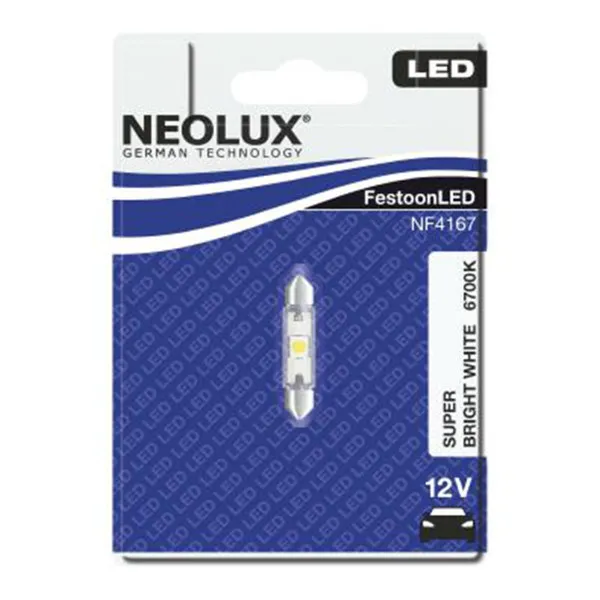 SIJAL LED 12/ NF4167-01B 0,5W 41MM SV8.5-8 6700K BLI1 NEOLUX 