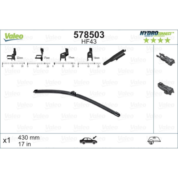 METL 578503 (  ) 430MM HYDROCONNECT VALEO 