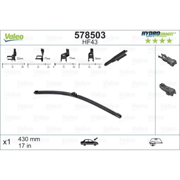 METL 578503 (  ) 430MM HYDROCONNECT VALEO 