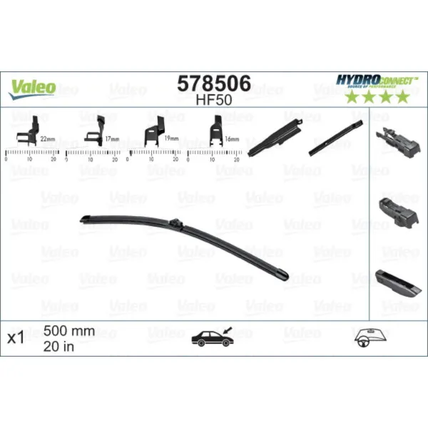 METL 578506 (  ) 500MM HYDROCONNECT VALEO 