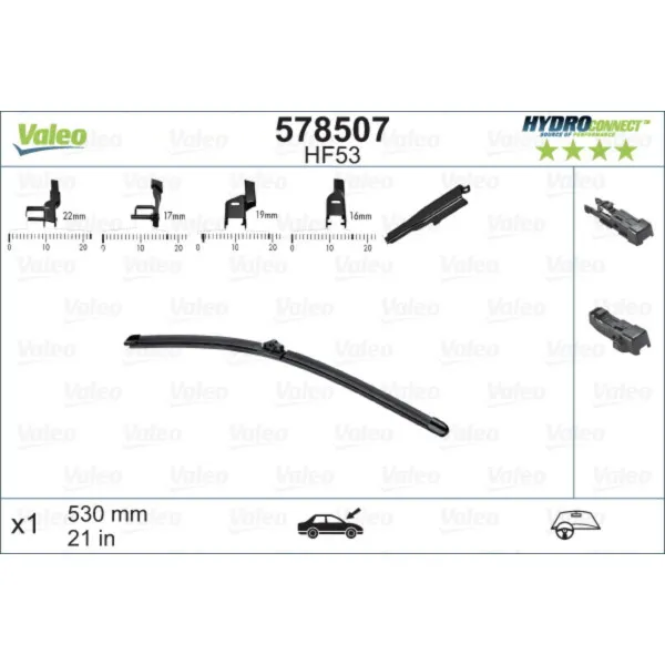 METL 578507 (  ) 530MM HYDROCONNECT VALEO 