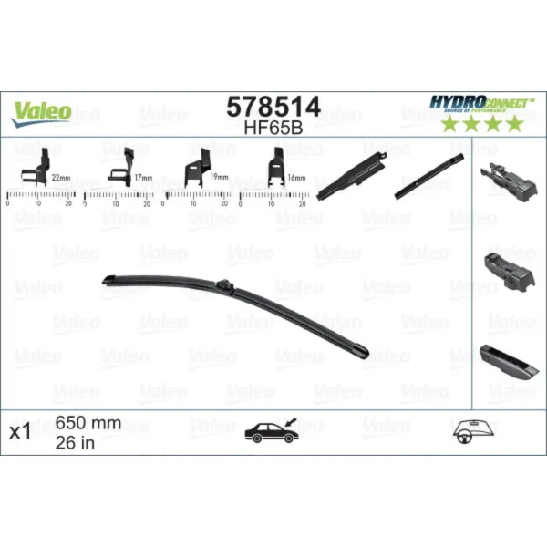 METL 578514 (  ) 650MM HYDROCONNECT VALEO 