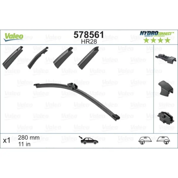 METL 578561 (  ) 280MM HYDROCONNECT ZAD VALEO 