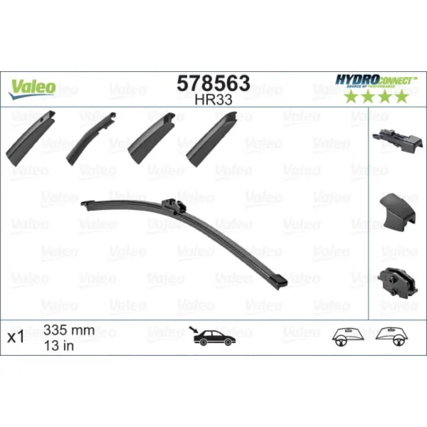 METL 578563 (  ) 340MM HYDROCONNECT ZAD VALEO 