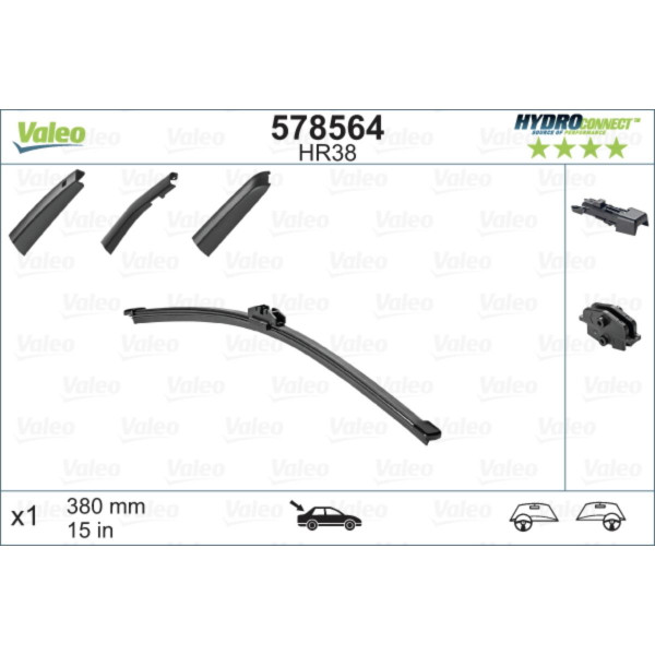 METL ZAD 578564 (  ) 380MM HYDROCONNECT VALEO 