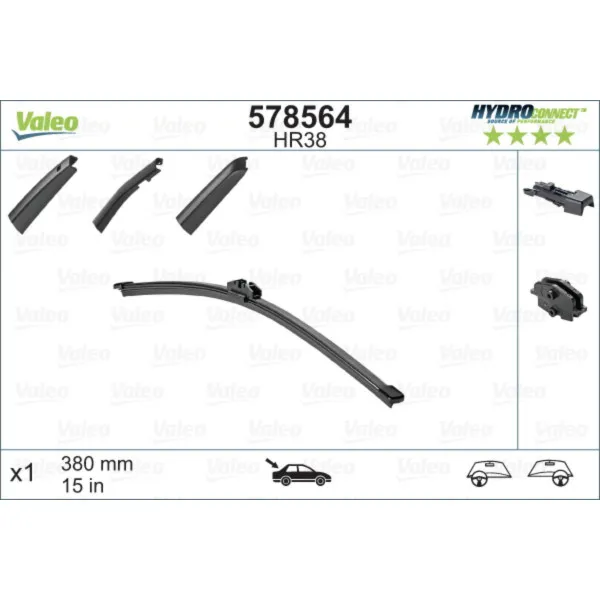 METL ZAD 578564 (  ) 380MM HYDROCONNECT VALEO 