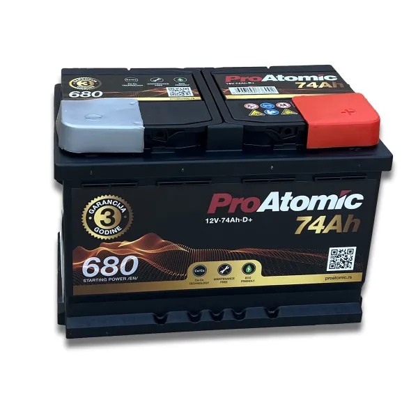 AKUM PROATOMIC 12V74AH D+ 