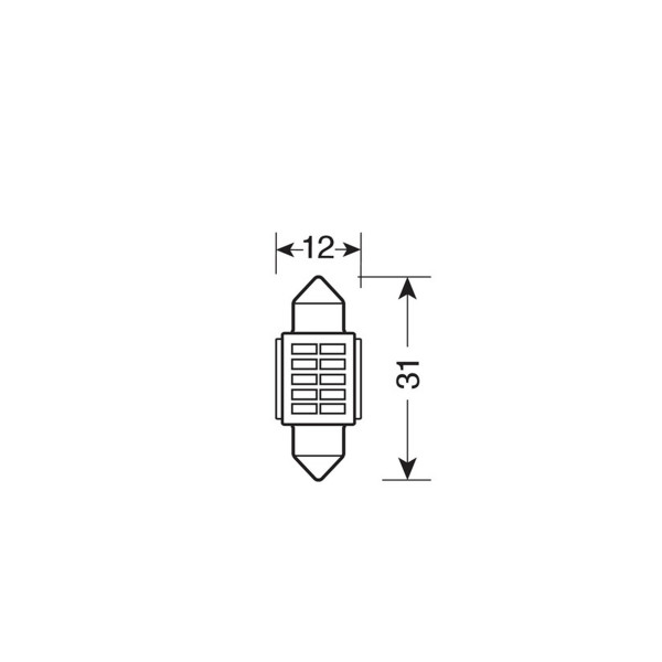 SIJ LED 58123 12x31 10-30V LAMPA 