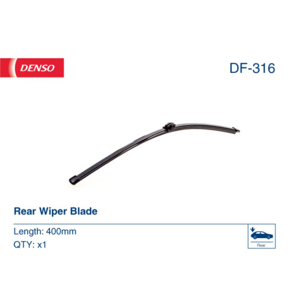 METLICE FLAT ZAD DF-316 ( 119519 ) 400MM  A4 A6 Q3 DENSO 