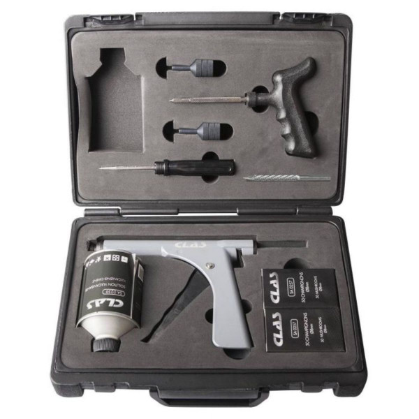 SET ZA KRPLJENJE GUMA (PISTOLJ-ZAVRTANJ-GUMA-LEPAK) EG0260 CLAS 