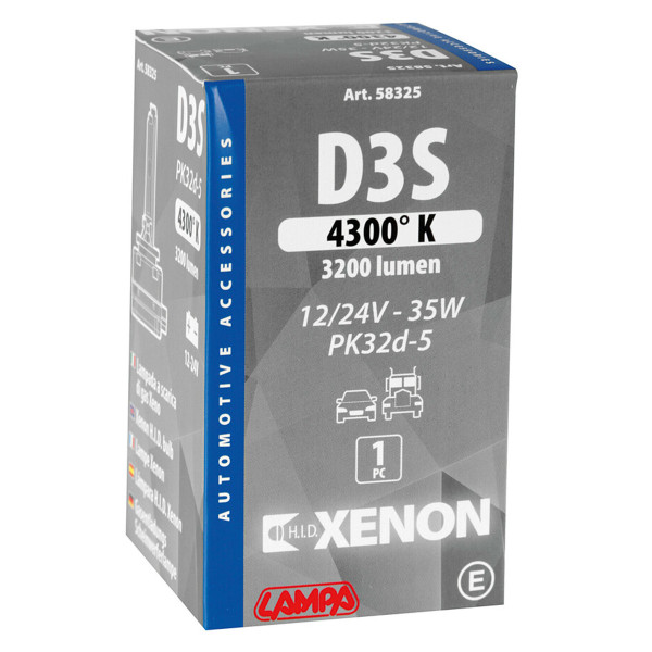 SIJ D3S 35W HID XENON 4300K 58325 LAMPA 