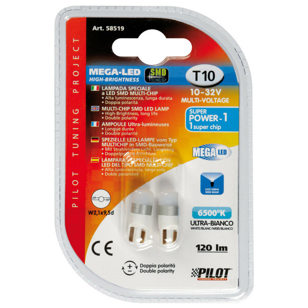 SIJ LED 58519 LAMPA MEGA-LED  1 / PAR BELA 
