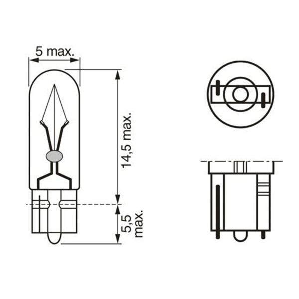 SIJ 12V 1.2W 1987302824 UBODNA ( 17037 ) ECO BOSCH 