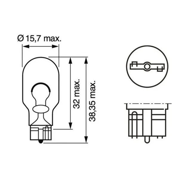 SIJ 12V W16W 1987302821 (  ) ECO BOSCH 