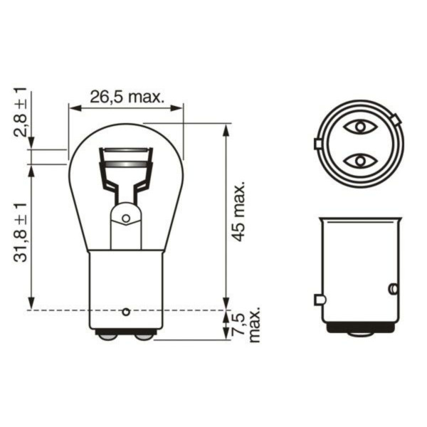SIJ 12V P21/4W 1987302813 (  ) ECO BOSCH 
