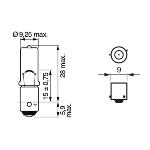 SIJ 12V H6W 1987302809 (  ) ECO BOSCH 