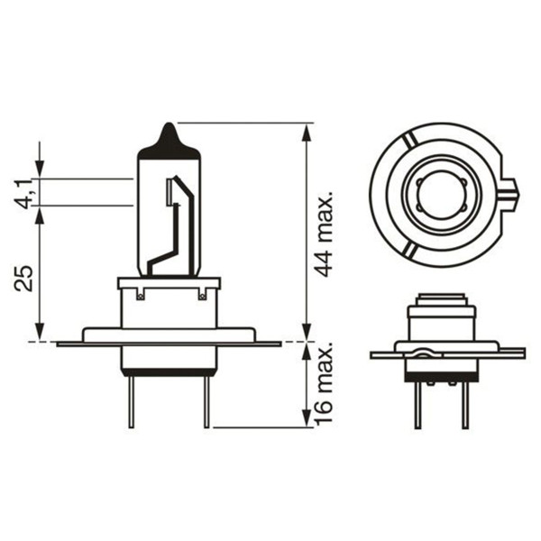 SIJ GAR 12V H7 +90 1987301075 (  ) X2 SIJALICE BOSCH 