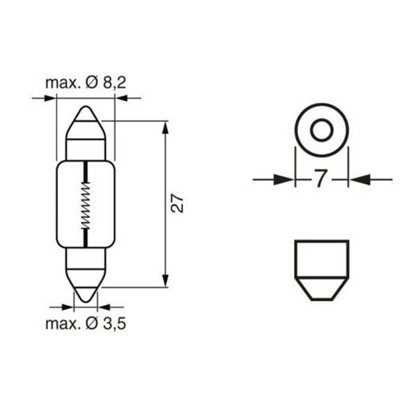 SIJ 12V 3W SULFID 1987302226 (  ) PURE LIGHT BOSCH 