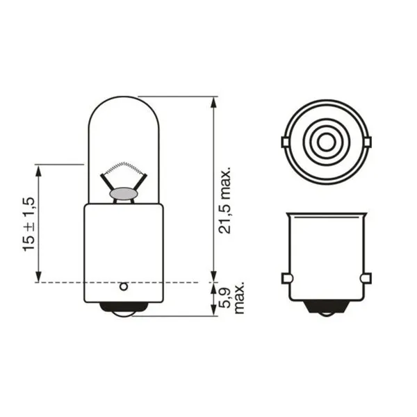 SIJ 12V T4W 1987301023 (  ) BLISTER X2 BOSCH 
