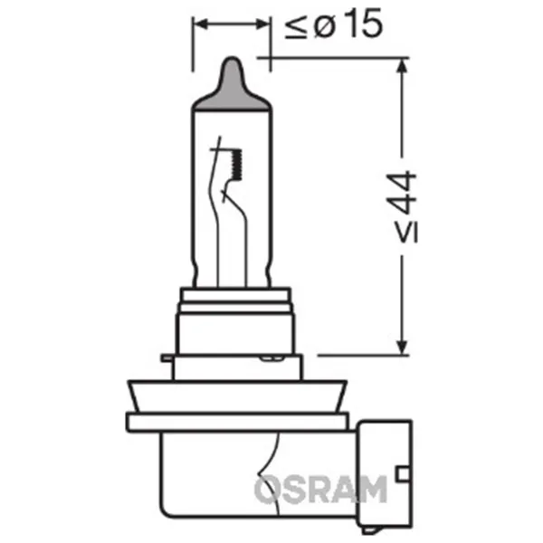 SIJAL PAR 12/H11 64211NBS-HCB 55W  PGJ19-2 HCB2BOX OSRAM 