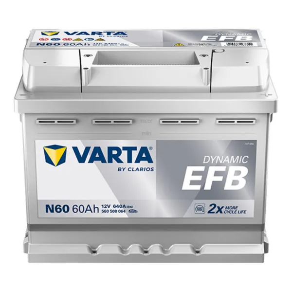 AKUM VARTA DYN EFB START STOP 12V60AH D+ N60 