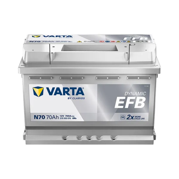 AKUM VARTA DYN EFB START STOP 12V70AH D+ N70 