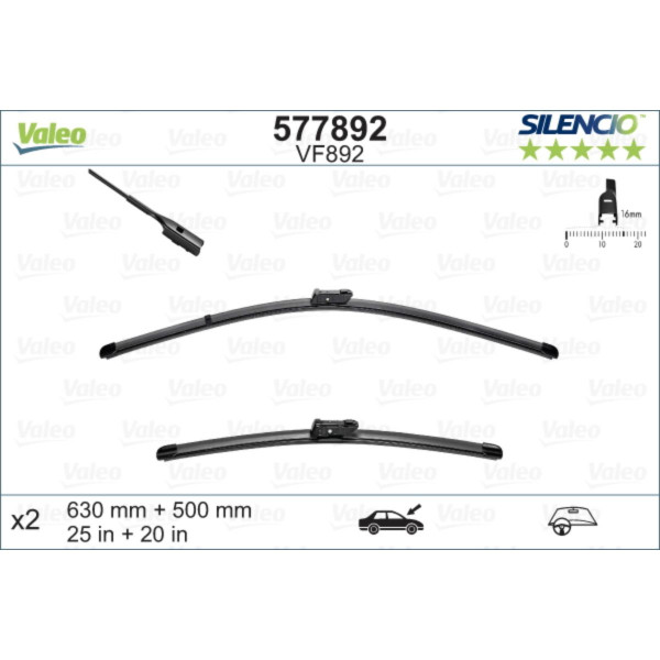 METL 577892 ( 119462 3397014164 ) Q8 A6 A7 17- VALEO 