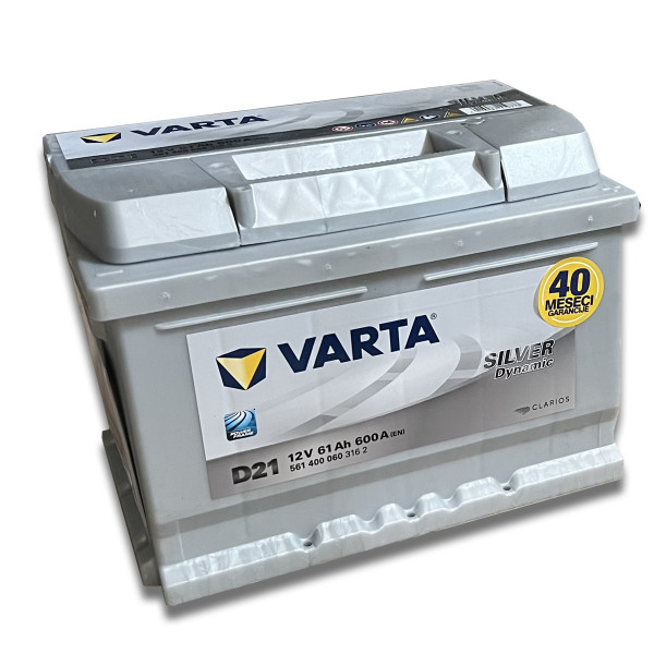 AKUM VARTA SILVER DYN 12V61AH D+ D21 ( EA612 ) 