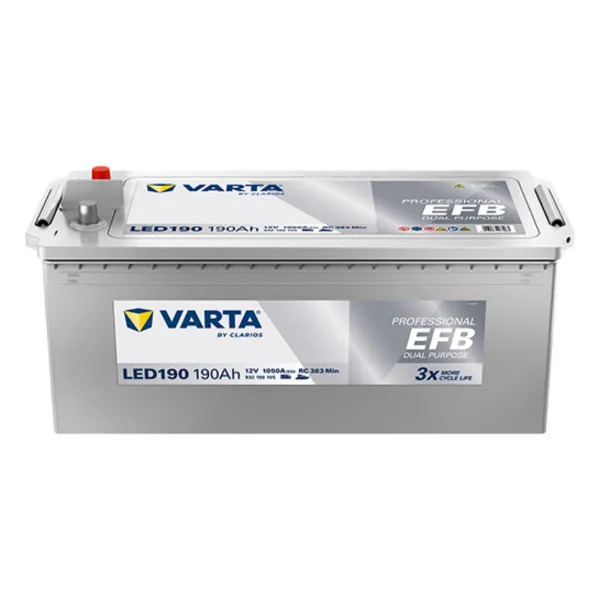 AKUM VARTA PROFESIONAL DP EFB 12V190AH L+ LED190 