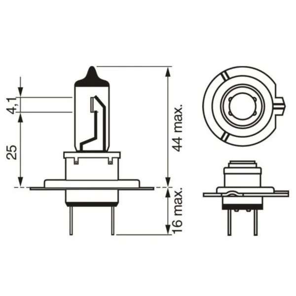 SIJAL 24/ H7 24V 1987302471 ( ) BOSCH 