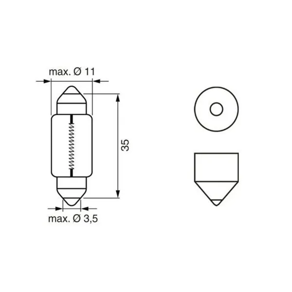 SIJAL 24/ C5W 24 MM SULFIDNA SV8,5-8 1987302507 ( ) BOSCH 