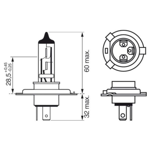 SIJAL 24/ H4 24V 1987302441 ( ) BOSCH 