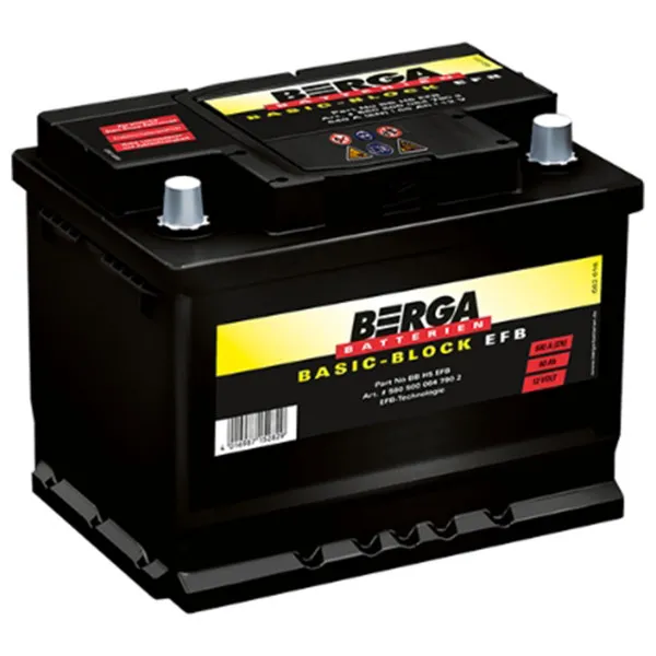 AKUM BERGA EFB START STOP 12V60AH D+ BBH5 EFB ( N60 ) 