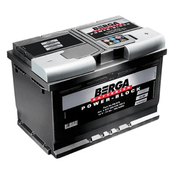 AKUMULATOR BERGA POWER BLOCK  12V63AH D+ PN-N°7 ( D15 EA640 ) 