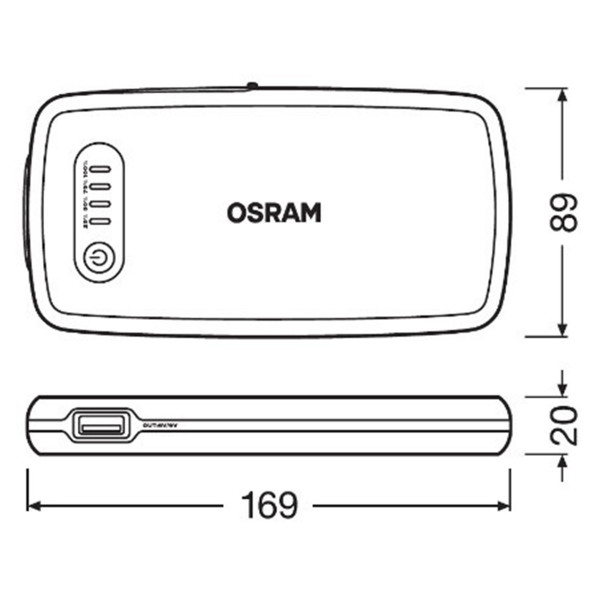 BOOSTER OBSL200 12V 150/300A OSRAM 