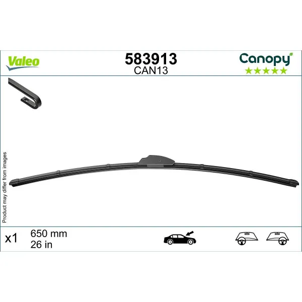 MET 583913 FLAT CAN13 CANOPY VALEO 