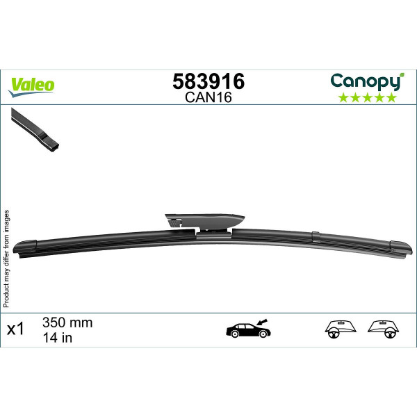 MET 583916 FLAT CAN16 CANOPY VALEO 