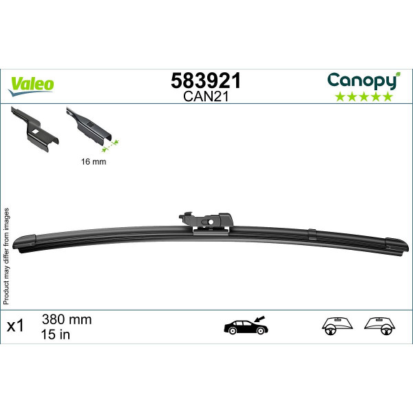 MET 583921 FLAT CAN21 CANOPY VALEO 