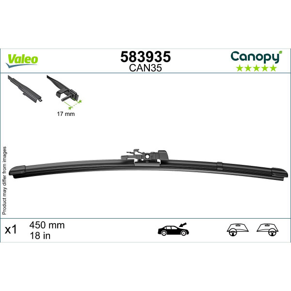 MET 583935 FLAT CAN35 CANOPY VALEO 