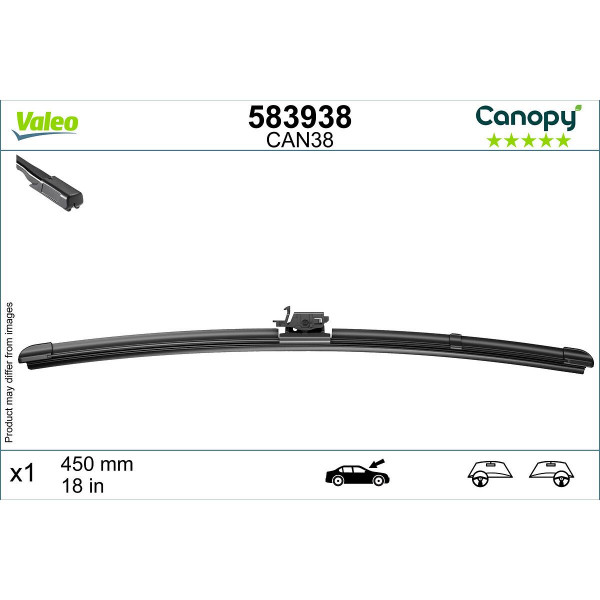 MET 583938 FLAT CAN38 CANOPY VALEO 