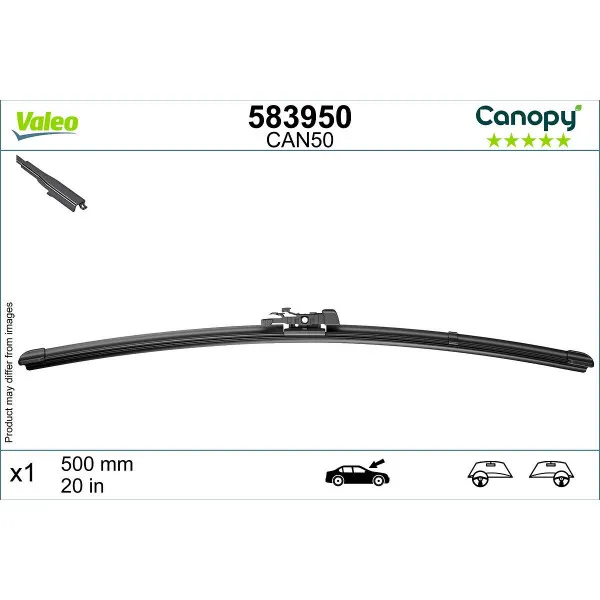 MET 583950 FLAT CAN50 CANOPY VALEO 