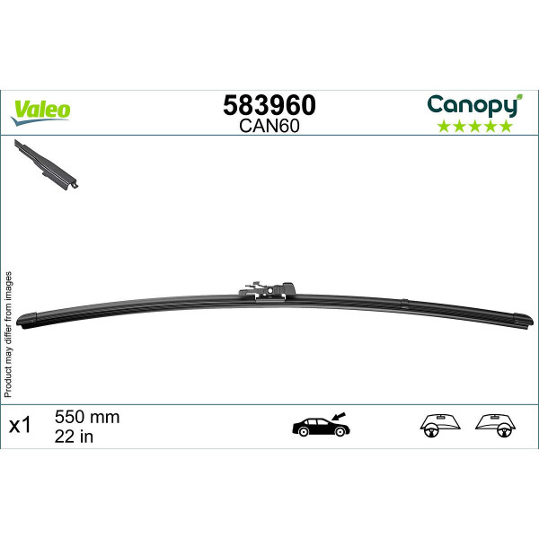 MET 583960 FLAT CAN60 CANOPY VALEO 