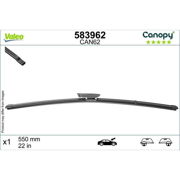MET 583962 FLAT CAN62 CANOPY VALEO 