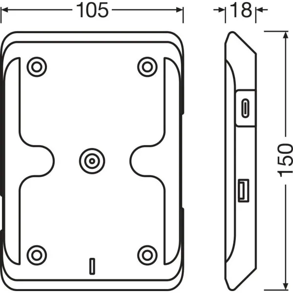 PUNJAC BAZA LAMPA LED SINGLE CHARGE PAD LEDIL423 OSRAM 