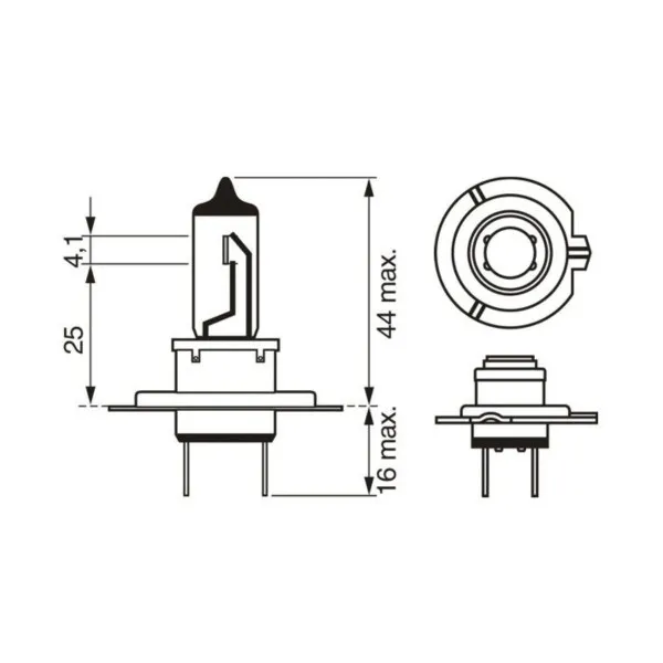 SIJ 12V H7 1987301153 ( ) ULTRA WHITE BL BOSCH 