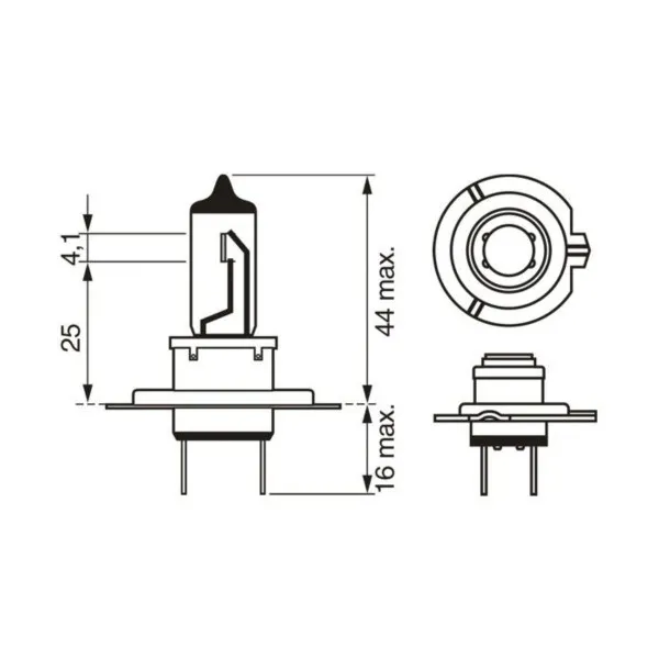 SIJ 12V H7 PAR 1987301441 ( ) ULTRA WHITE DBL BOSCH 