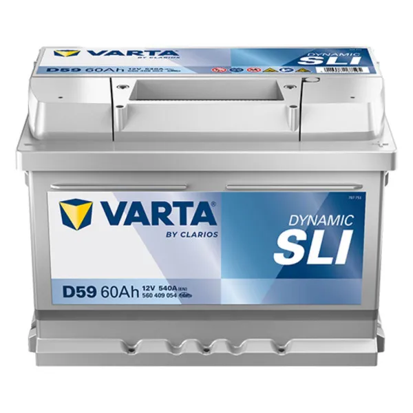 AKUM VARTA BLU DYN 12V60AH D+ D59 ( EB602 ) 